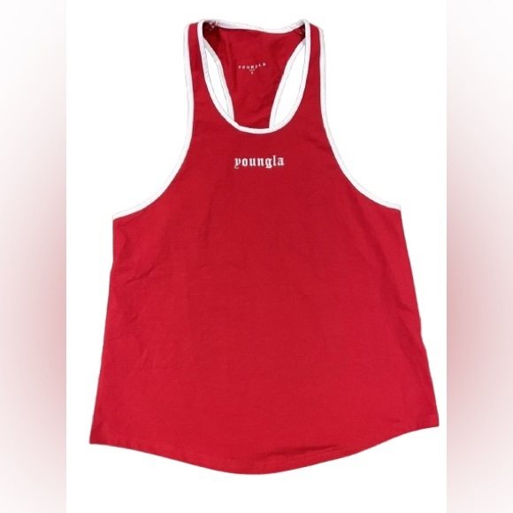YoungLA Bold Red Racerback Tank - Picture 1 of 1